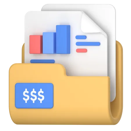 Company folder  3D Icon