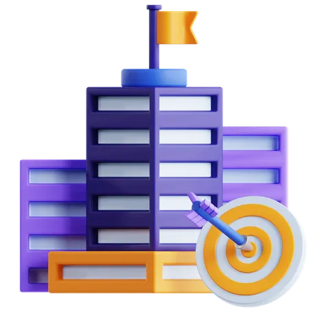 Company Goals  3D Icon