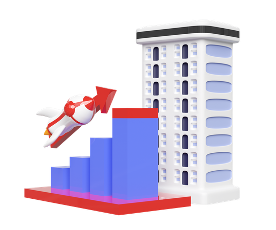 Company Growth  3D Icon