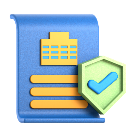 Company Policy  3D Icon