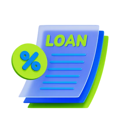 Comparando opciones de préstamos  3D Icon