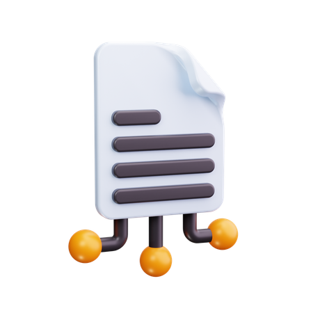 Compartilhamento de arquivo  3D Icon