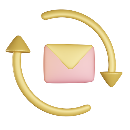 Compartilhamento de e-mail  3D Icon