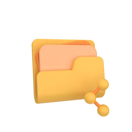 Compartilhamento de pasta  3D Icon