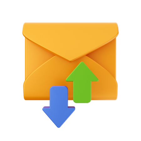 Compartilhar e-mail  3D Icon