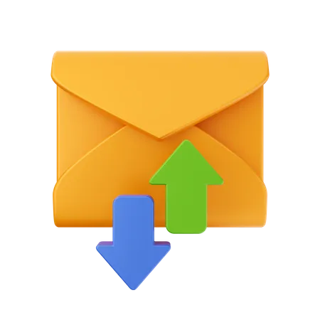 Compartilhar e-mail  3D Icon