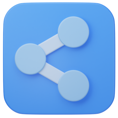 Compartir  3D Icon