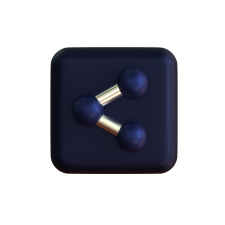 Compartir  3D Icon