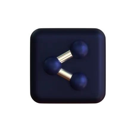 Compartir  3D Icon