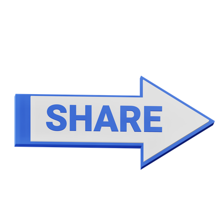 Compartir  3D Icon