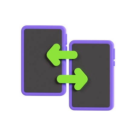 Compartición de archivos  3D Icon
