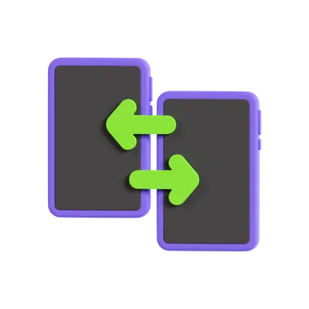 Compartición de archivos  3D Icon