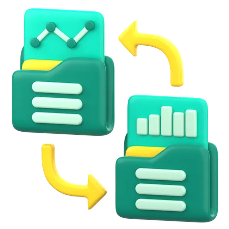 Compartir base de datos  3D Icon