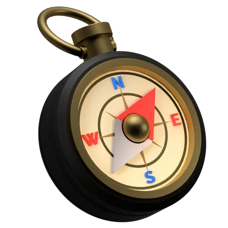 Compass Illustration In 3 D Design 3D Icon