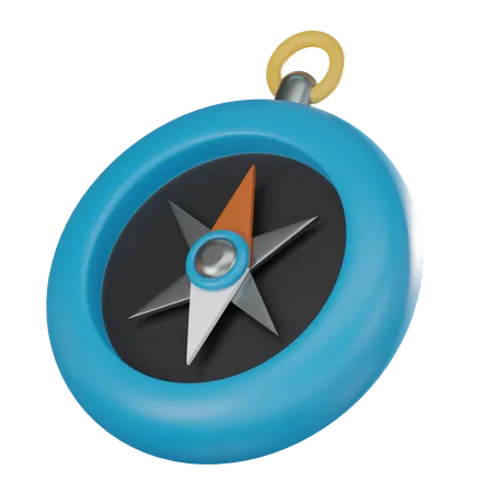 Compass The Essential Tool For Navigation And Orientation Ideal For Travel Adventure And Exploration Themes 3 D Render Illustration 3D Icon