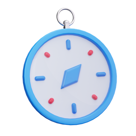 方位磁針  3D Icon