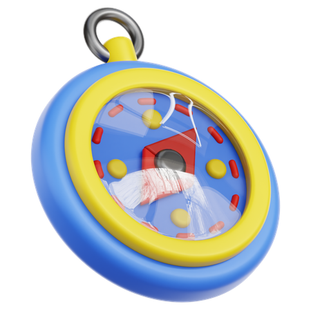 方位磁針  3D Icon