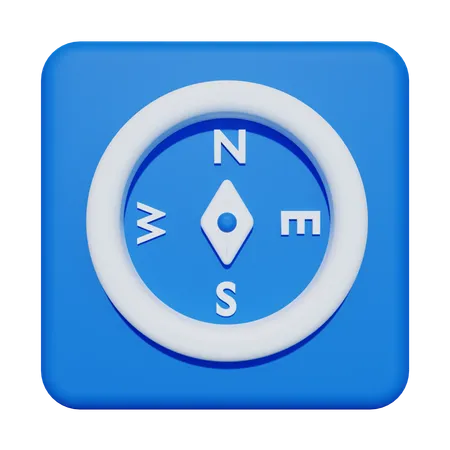 Compass  3D Icon