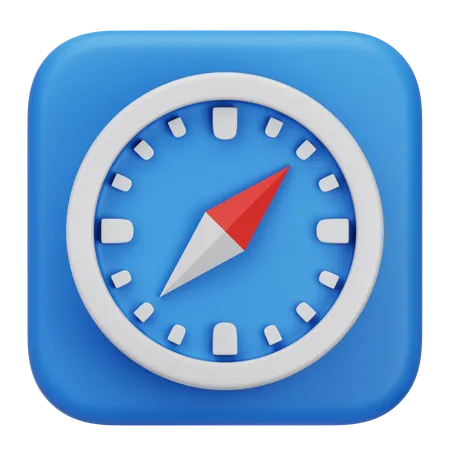 Compass  3D Icon