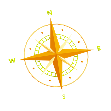 Compass 3D Illustration