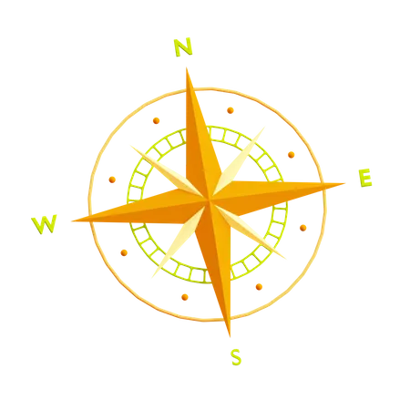 Compass 3D Illustration
