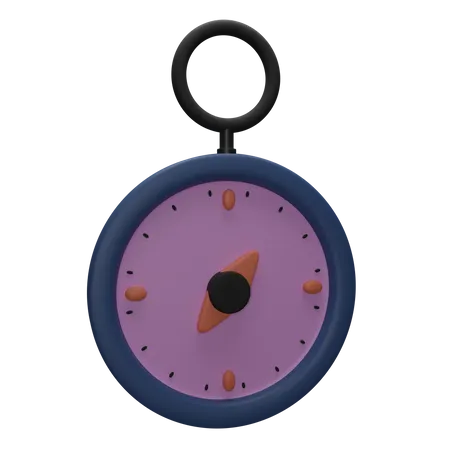 Direction Compass 3D Icon