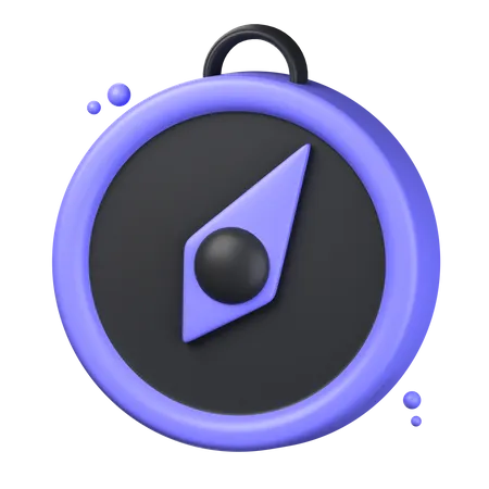Compass 3 D Illustration Object 3D Icon