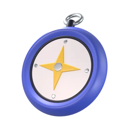 Compass Education 3 D Icon Render 3D Icon