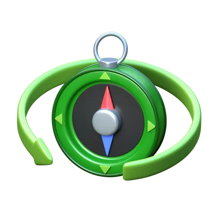 Compass 3 D Camping Icon 3D Icon