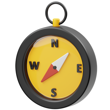 Compass Navigation  3D Icon