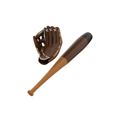 Compétition de baseball  3D Icon