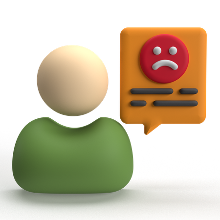Complain  3D Icon