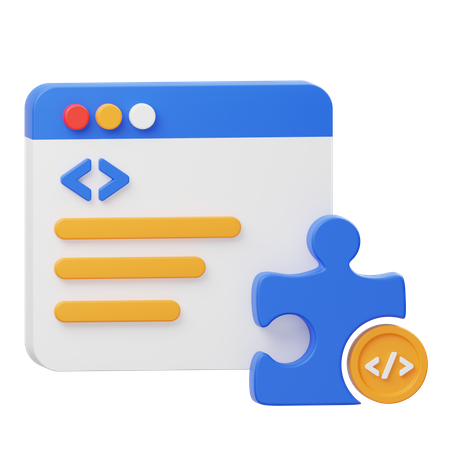 Complemento de programación  3D Icon