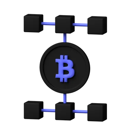 Complete Blockichain  3D Icon