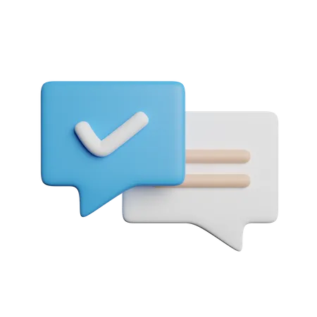 Conversation Chat Speech 3D Icon
