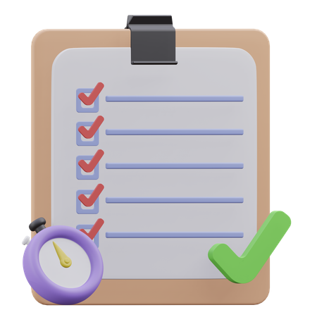 Completed Tasks  3D Icon
