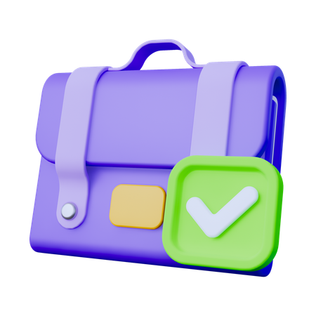완료된 작업  3D Icon