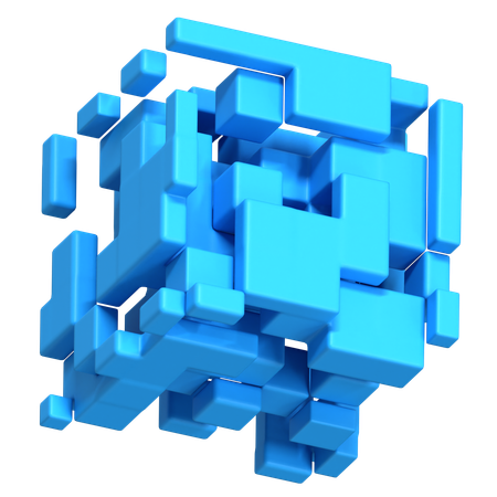 Complex Shape  3D Icon
