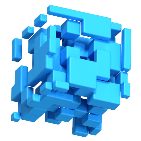 Complex Shape  3D Icon