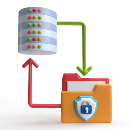 Complexidade de dados  3D Icon