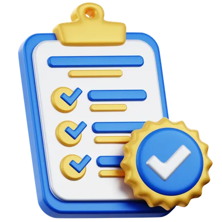 Compliance  3D Icon