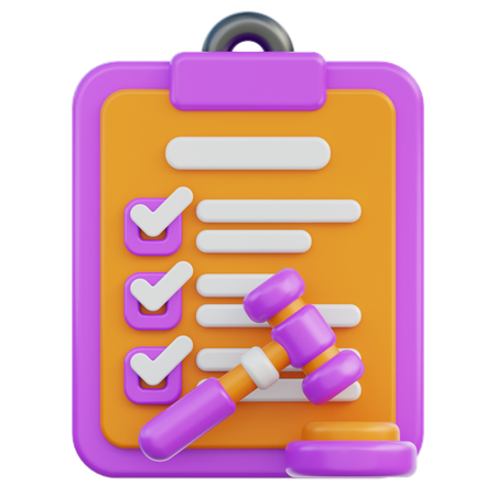 Compliance  3D Icon