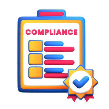 Compliance  3D Icon