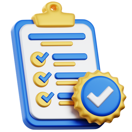 Compliance  3D Icon