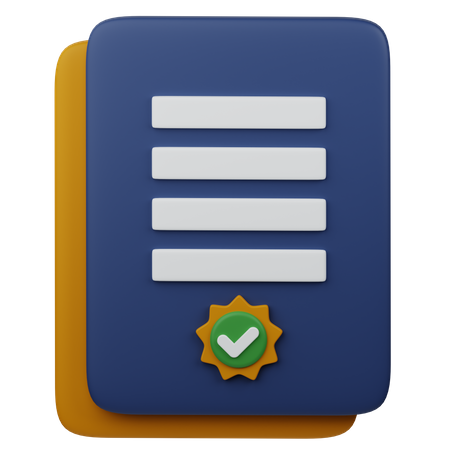 Compliance  3D Icon