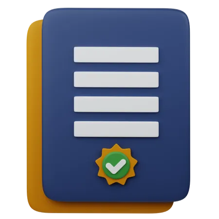 Compliance  3D Icon