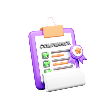 Compliance  3D Icon