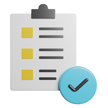 Compliance  3D Icon