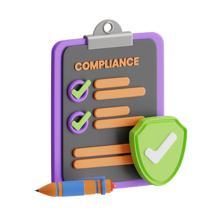 Compliance  3D Icon