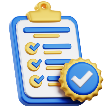 Compliance  3D Icon